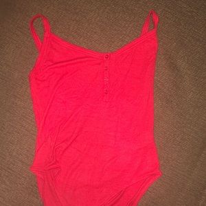 Forever 21 red body suit